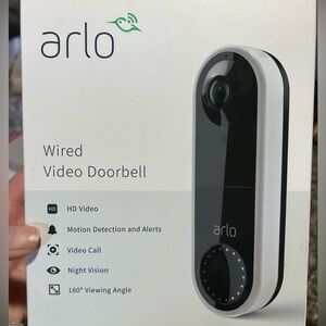 Arlo wired video doorbell, New in Box